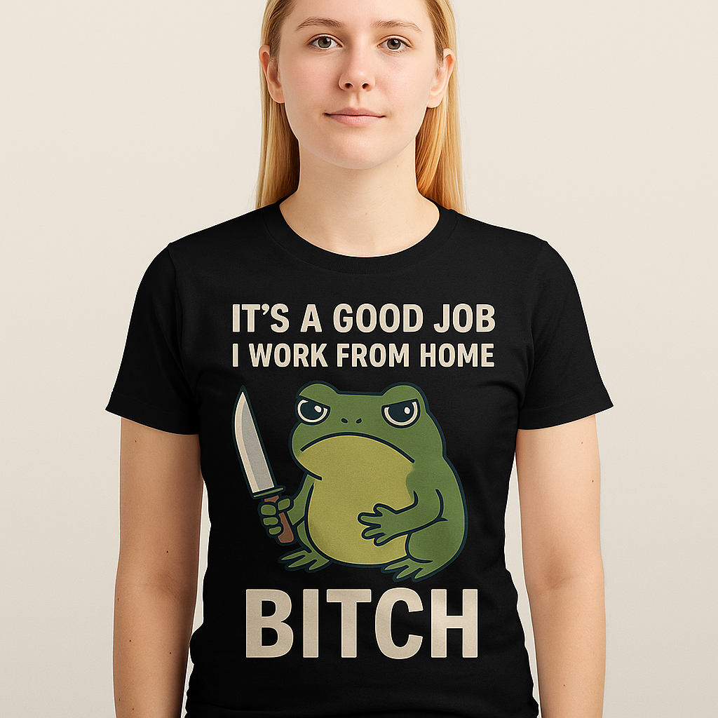 Work From Home Frog