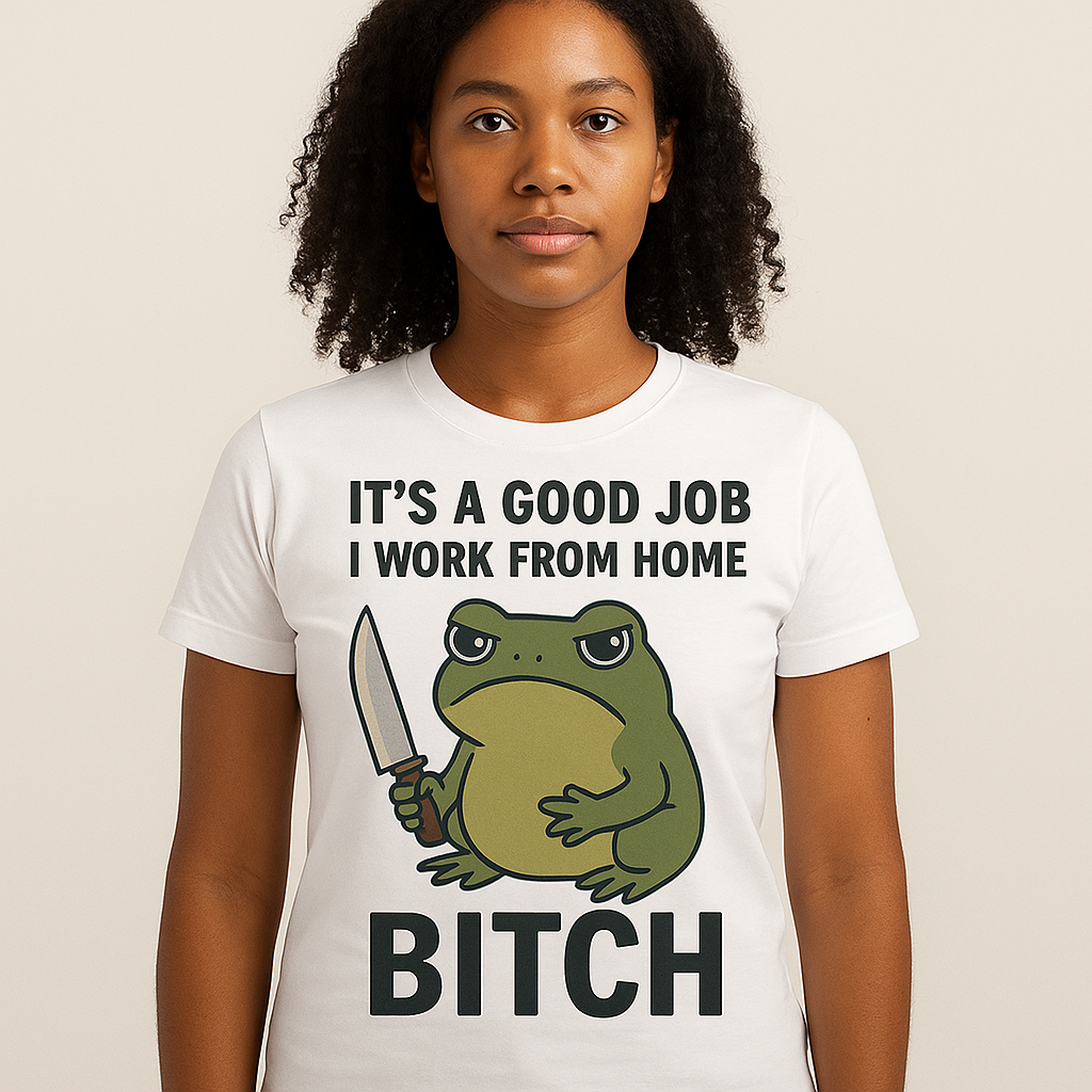 Work From Home Frog