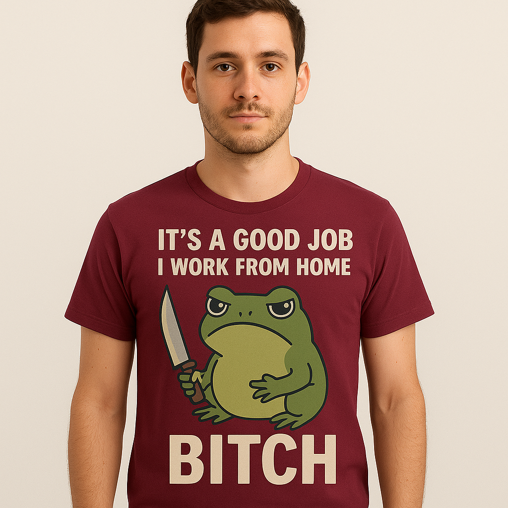 Work From Home Frog